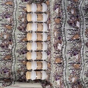 Vintage Milk Glass Spice Jars